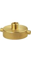 Adaptateur de raccordement en laiton pour hydrant d'incendie, Vanne à pied en fonte PN16, Buse de lance d'incendie en laiton NPSH 2 pouces