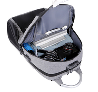 Sacs à Dos Anti-Vol Étanche Personnalisé pour Ordinateur de Bureau de Voyage et d'Affaires Sac à Dos avec Chargement USB