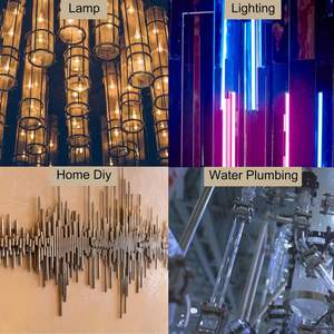 18 "şeffaf plastik sert boru 51mm x 55mm(2" X <span class=keywords><strong>2.2</strong></span> ") sıhhi tesisat, hidrolik, akvaryum, DIY için akrilik tüp yuvarlak polikarbonat boru - Product Image 2