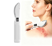 Nouveau Masseur Électrique Portable Gua Sha pour Fascias, Appareil de Vibration Chauffant, USB, Grande Autonomie, Soulagement Musculaire, Grattage Corporel