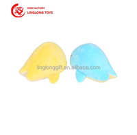 OEM peluche lion de mer enfants Sooth jouet bleu brodé polyester rempli d'otarie LOGO imprimable personnalisé mascotte en peluche d'entreprise