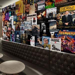 Carta da Parati con Stampa Digitale per Decorazione Murale con Collage di Poster Cinematografici - Product Image 3
