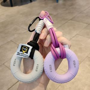 Silicone Fitness Grip Strengthener <b>Ring</b> <b>Stress</b> Relief Keychain Pendant Bag Decoration Backpack Ins Style Unisex Gift - Product Image 1
