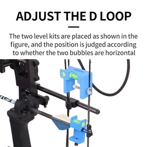 양궁 레벨 키트 Bowstring 조정 도구 촬영 사냥 복합 활 화살표 나머지 D-루프 튜닝 및 장착 액세서리 - Product Image 4