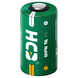 Pile cylindrique Li-MnO2 2/3A CR123A 3V 1600mAh pour compteur, dispositif médical, dispositif de suivi domestique, horloges et électronique - Product Image 1