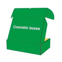 Boîte de papier de couleur de cosmétiques populaires personnalisés emballage de boîte pliante