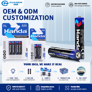 Batería de Zinc de Carbono AAA R03 de 1.5V de Alta Calidad, Batería Primaria No Recargable para Juguetes y Electrodomésticos - Product Image 6