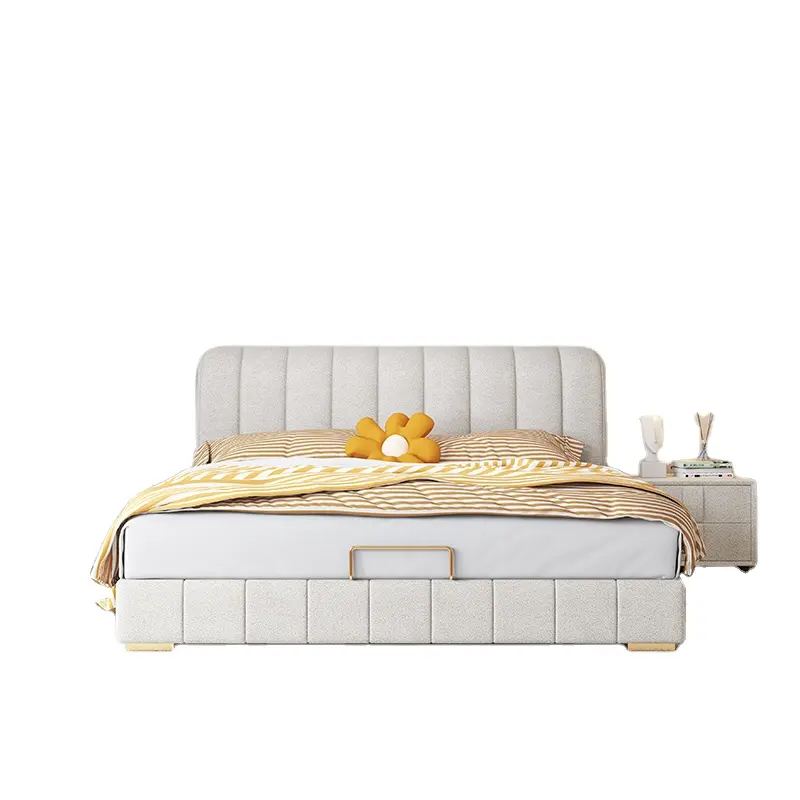 Moderne Luxe Queen Kingsize Bed Enkele Kingsize Opbergbedden