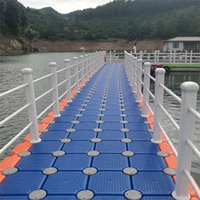 Pontons modulaires en PEHD Plate-forme de pont flottant en plastique de qualité supérieure