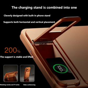 พาวเวอร์<span class=keywords><strong>แบ</strong></span>งค์แม่เหล็กขนาดเล็กบางเฉียบ 5000mAh 10000mAh ชาร์จเร็ว พกพาสะดวก รับทำโลโก้  แท่นชาร์จไร้สายสำหรับ <span class=keywords><strong>iPhone</strong></span> - Product Image 2