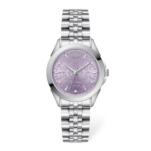 Reloj de Mujer Scottie 9734, Color <span class=keywords><strong>Rojo</strong></span> Rosa, Azul Hielo Triturado, Saturno Pequeño, Dorado, con Cuarzo Dragon Fruit - Product Image 4