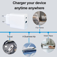 Pengisi Daya Cepat PD 20W untuk iPhone 15 14 13 12 11 Pro Max iPad Xiaomi Samsung Pengisi Daya Cepat 3.0 Tipe C