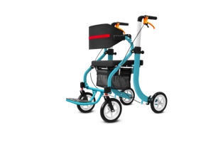 Il deambulatore ortopedico in lega <span class=keywords><strong>di</strong></span> alluminio aiuta la deambulazione su tutti i terreni con sedile e freni per la mobilità leggera - Product Image 6