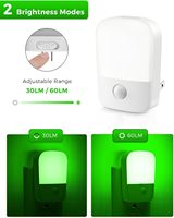 ZHILAI Mini capteur de lumière verte ABS, économie d'énergie, réglage de la luminosité, variateur d'intensité, moderne, certifié FCC, CRI 80 LED