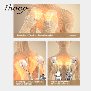 Ihoco 5088 Mecanismo inteligente 3 en 1 Diseño compacto Silla de masaje de gravedad <span class=keywords><strong>cero</strong></span> Aplicación corporal - Product Image 6