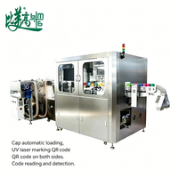 Machine de marquage laser pour bouchons de bouteilles, gravure permanente résistante à l'usure, surface sans rayures, traçabilité complète du processus, ligne de production