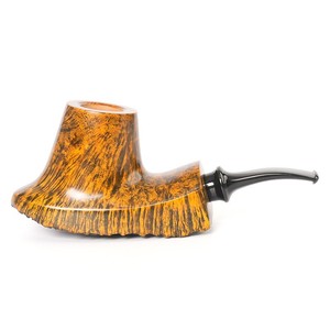 Handmade Tobacco Pipes Bent Type Briar Wood Vulcanized Rubber Mouthpiece 3mm Smoke Channel Wholesale Personal Gift - Product Image 3