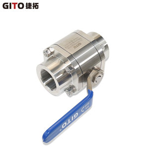 Válvula de Bola de Tres Piezas de Acero Inoxidable Forjado DN50, Manual, de Alta Presión, con Rosca Interna para Agua y Gas, Personalización OEM - Product Image 5