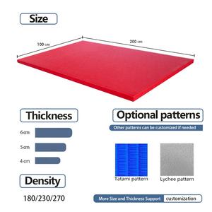 Sansd Tatami防水高密度柔道マットレスリング柔術空手MMAトレーニング滑り止め畳柔道マット - Product Image 3