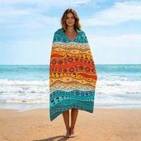 Serviette de sport en microfibre à séchage rapide, sans sable, double face, personnalisée, serviette de plage Sole Bianco Crew Sock US Southeastern Pocket