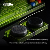 8Bitdo Retro87 Clavier Mécanique pour Xboxes Version Rétro RVB Vert Transparent Éclairage Grandes Touches 2.4G pour PC