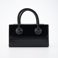 Sac fourre-tout tendance pour femme 2024, motif géométrique bicolore, fermeture à glissière, matériau PU, deux poignées, doublure en polyester
