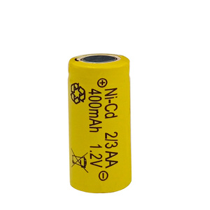 AA2/3 có thể sạc lại pin AA Ni-Cd 400mAh Flat Head 1.2V dao cạo pin - Product Image 2