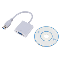 Hochgeschwindigkeits-USB-3.0-Stecker auf VGA-Buchse 1080p Multi-Monitor Video-Adapterkabel