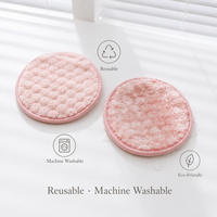 Lingettes démaquillantes réutilisables en microfibre Stitch – Tampons nettoyants doux et lavables pour le visage, accessoires pour masques oculaires