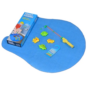 Juego de Pesca para Inodoro Novelty Place Potty <span class=keywords><strong>Fisher</strong></span> A700-4A, Divertido Juego Familiar, Juguete de Práctica de Pesca para Baño para Niños y Adultos - Product Image 4