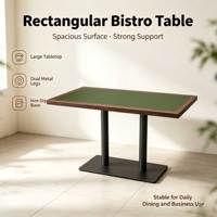 Tables et chaises de style chinois en bois massif pour restaurant, pâtisserie, confiserie, cour, usage commercial
