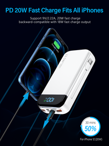 2025 nouveau produit chargeur Portable <span class=keywords><strong>batterie</strong></span> <span class=keywords><strong>externe</strong></span> câble intégré 20000mAh grande capacité Type C 22.5W <span class=keywords><strong>batterie</strong></span> <span class=keywords><strong>externe</strong></span> à charge rapide - Product Image 4
