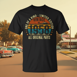 Camiseta vintage de 1958 para el 67.º cumpleaños, todas las piezas originales, edición limitada - Product Image 3