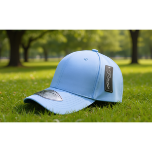 Gorra de Béisbol con Visera Curva, 6 Paneles, Ajustable, Unisex, Azul Claro Sólido, Poliéster, Casual, Primavera/Verano - Product Image 2