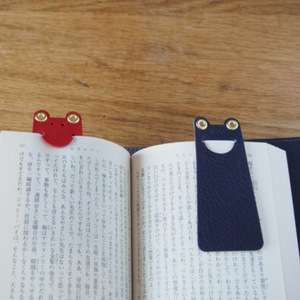 Marcapáginas de cuero creativo personalizable, marcapáginas de rana de dibujos animados, pequeño regalo divertido, separador de páginas para lectura. - Product Image 1