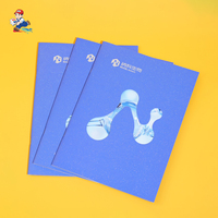 Brochure d'instructions en papier kraft de luxe, petit livret, reliure agrafée, plastification, impression personnalisable