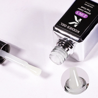 KODIES GEL Top Coat Luminescent Effet Nuit Noire Non Toxique Végan Gel UV Vernis à Ongles Fluorescent Fournitures de Manucure Effet Nuit Noire