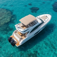 Prix Usine Yacht Flybridge 33 pieds Double Moteur 300 CV Yamaha FRP Cabin Cruiser MOQ 1 Unité Certifié CCS CE Meilleur 360