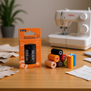 Filo da Cucito Ilan 500m in Poliestere Colori Assortiti per Macchina da Cucire - Product Image 3