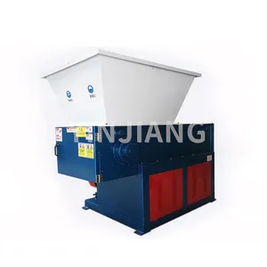 Small Power Single and Double Shaft Shredder for Waste Clothing and Leather
