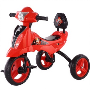 Tricycles pour enfants <span class=keywords><strong>en</strong></span> gros d'usine, vente chaude, tricycles <span class=keywords><strong>en</strong></span> plastique pas chers avec poignée de poussée pour enfants de 2 à 4 ans - Product Image 2