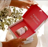 Boîte d'emballage personnalisée en papier pour pilules gélifiées, compléments alimentaires, vitamines, bouteilles, envoi postal, emballage pour bouteilles de compléments