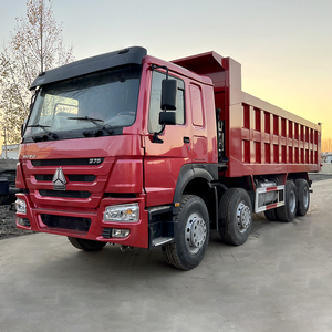 Sinotruk Howo 12 roda tangan kanan truk sampah 371 HP truk tugas berat Diesel - Product Image 4