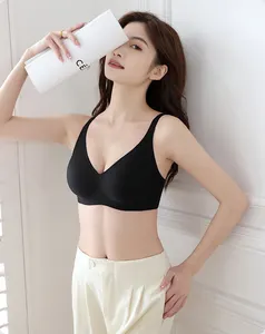 Women's Honeycomb Breathable Seamless Underwear Spring/Summer Push-Up Soft Support Anti-Sagging Bra Comfortable Jelly Glue Bra