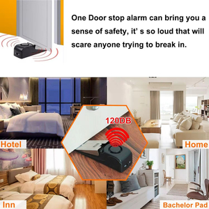 <b>Smart</b> <b>Home</b> Supplies 120 Db Wireless Door Stop Stopper Alarm Block Security <b>Home</b> - Product Image 2