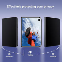 Lot de 3 protections d'écran en verre ultra-fin 9H anti-espion à 28 degrés, sans bulles, installation facile avec cadre d'installation pour iPhone 18 Duo