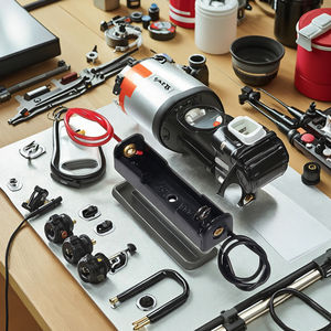 حامل بطارية بلاستيك 1xAAA بسلك 6 بوصه - Product Image 3