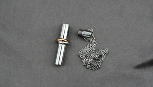 MECYLIFE Collana con Ciondolo Urna in Acciaio Inossidabile Incisa 'Insieme per Sempre' per Ceneri di Animali Domestici e Umani, Collana Commemorativa per Cremazione, Collana Portaprofumo - Product Image 6