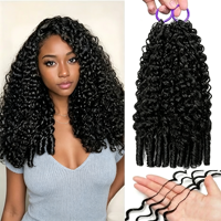Extensions de cheveux bouclés brésiliens en gros, fabrication à la main, 25g, double trame, cheveux vierges Remy, qualité supérieure