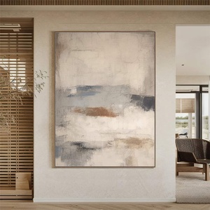 Hiện đại tường nghệ thuật handmade trừu tượng tùy chỉnh sơn dầu wabi Sabi vải hình ảnh cho trang trí nội thất khách sạn tác phẩm nghệ thuật - Product Image 2